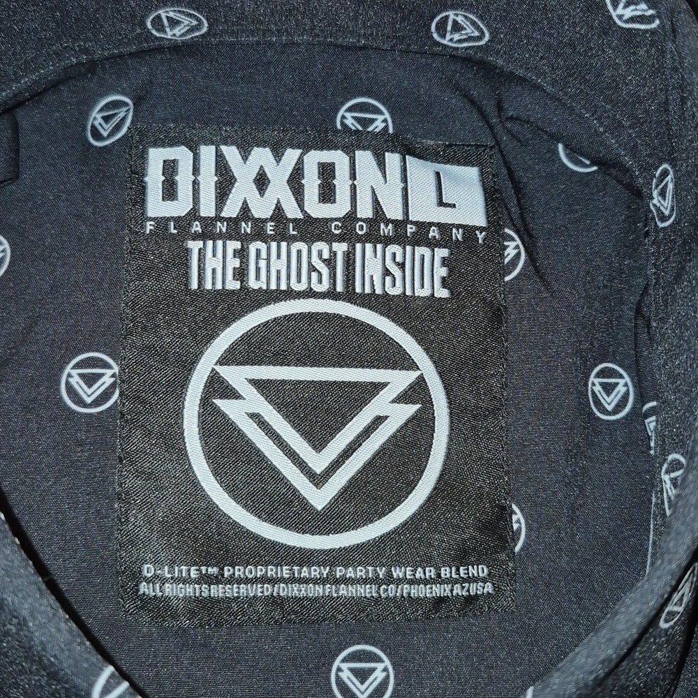 DIXXON COLLABERATION WITH THE METALCORE BAND :THE GHOST INSIDE" BUTTON DOWN - Picture 7 of 11